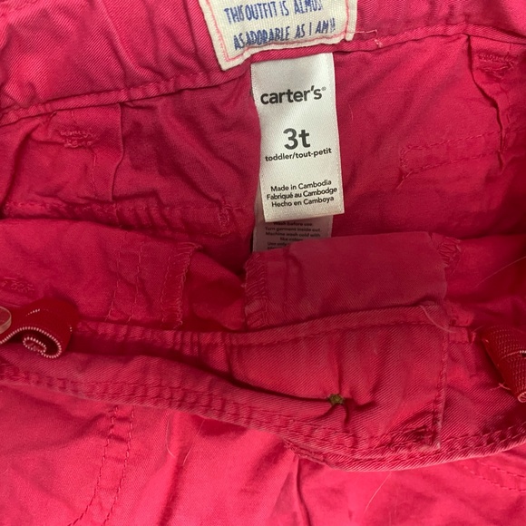 3T Carter's Toddlers Twill Shorts 100% Cotton - Picture 5 of 5